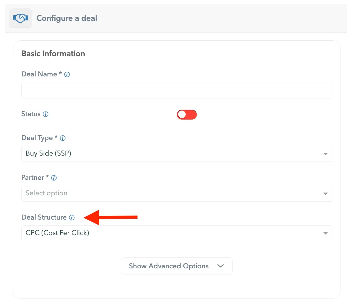 Deal configuration, pricing models